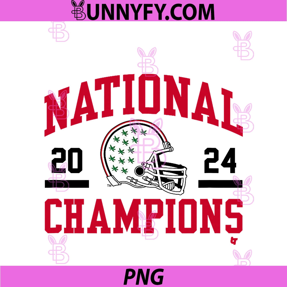 National Champions Helmet PNG, Ohio State Football PNG