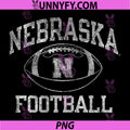 Nebraska Cornhuskers Football PNG, Intensity Vintage Red PNG
