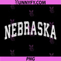 Nebraska NE Vintage PNG, Athletic Sports Red Design Style 80s 90s PNG