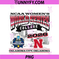 Nebraska Softball PNG, College World Series Hardwood NIL PNG