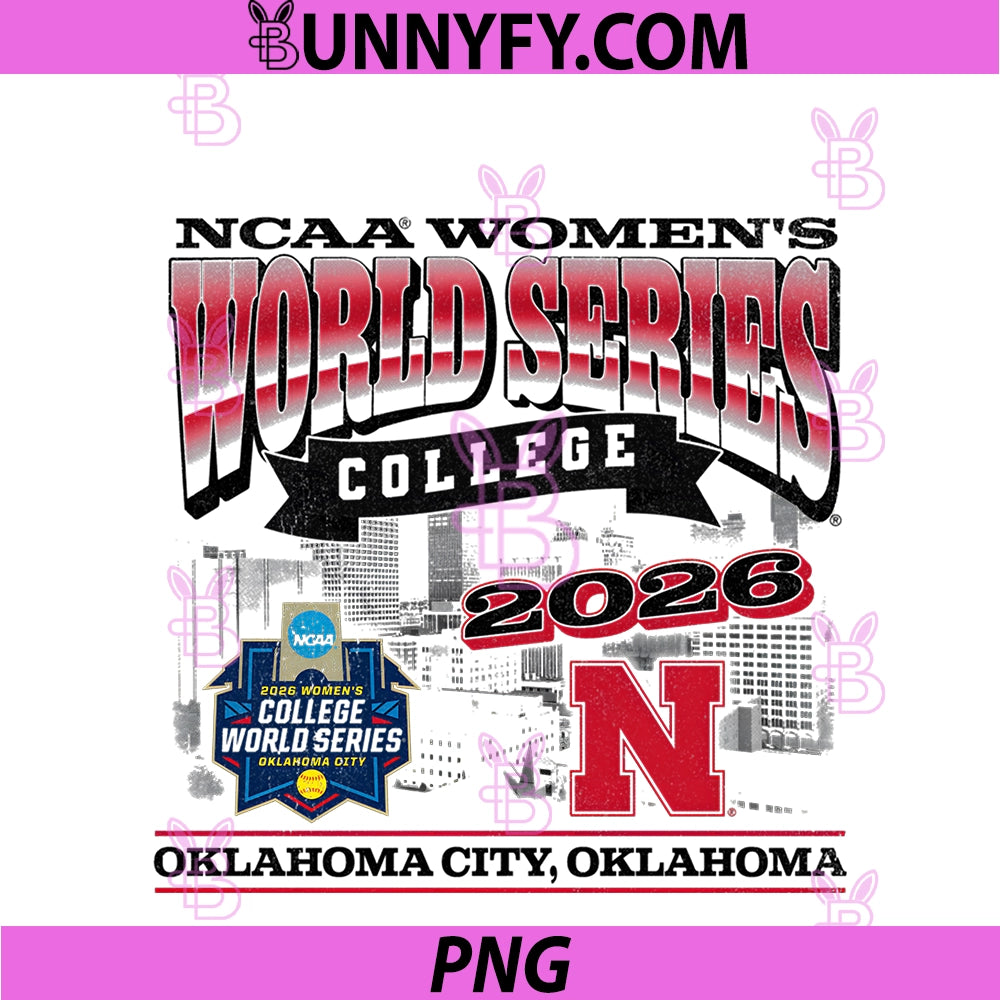 Nebraska Softball PNG, College World Series Hardwood NIL PNG