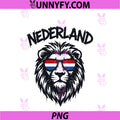Nederland Lion In Dutch Flag Sunglasses PNG, Orange Netherlands PNG