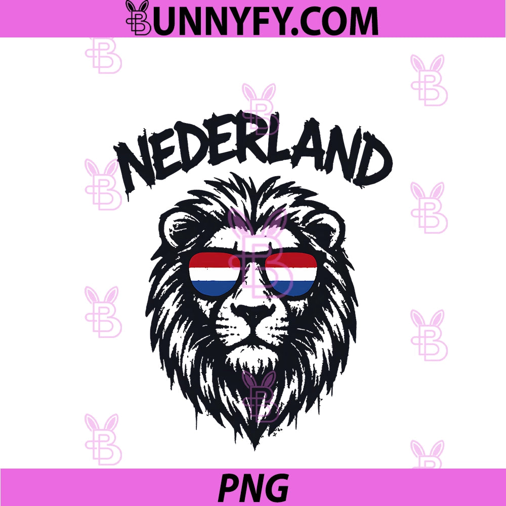 Nederland Lion In Dutch Flag Sunglasses PNG, Orange Netherlands PNG