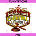 Neighborhood Carnival Judge PNG, Local Pride Badge PNG