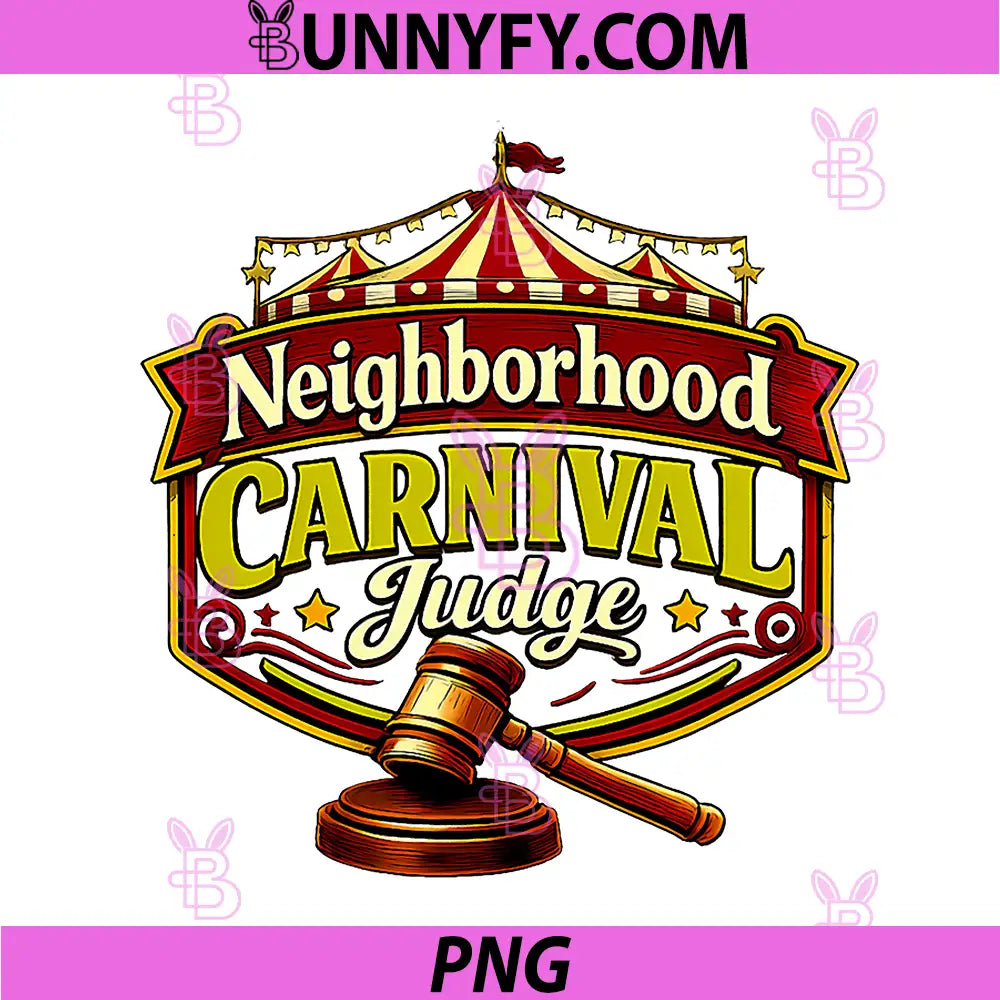 Neighborhood Carnival Judge PNG, Local Pride Badge PNG