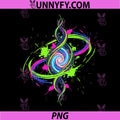 Neon Space PNG, Portal Swirl Galaxy Rave PNG