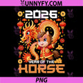 New Year 2026 Chinese PNG, Dragon Dance Lunar Year of The Horse PNG