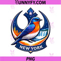 New York State Bird PNG, Resistance Bluebird NY Resist Protest PNG