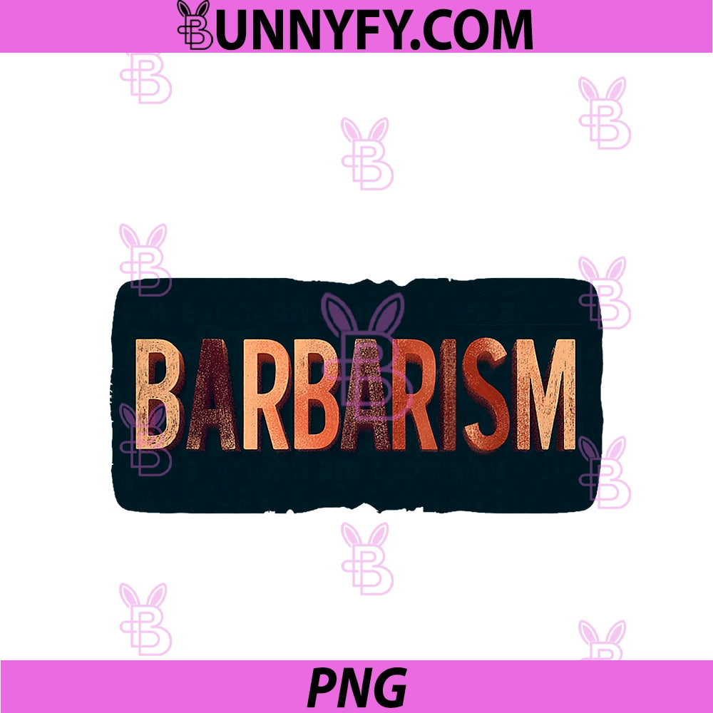 Nice PNG, Barbarism Logo PNG