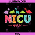 Nicu Nurse with Cute PNG, Dinosaurs Pediatric Gifts PNG