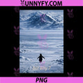 Nihilist Penguin PNG, Trendy Penguin Mountains PNG