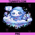 Nimbus 404 Kawaii PNG, Cloud Vibes glitchcore Pastel Mood PNG