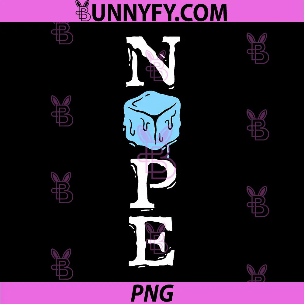 No Ice Melting Cube PNG, Funny No Ice Statement Design PNG