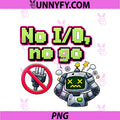 No IO PNG, No Go IT Reboot Humor Pixel Robot Graphic PNG