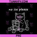 No Ice Please Cat PNG, Funny Cat Lover PNG