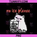 No Ice Please PNG, Funny Cat Meme PNG
