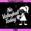 No Volleyball Today PNG, Sad Stick Figure PNG