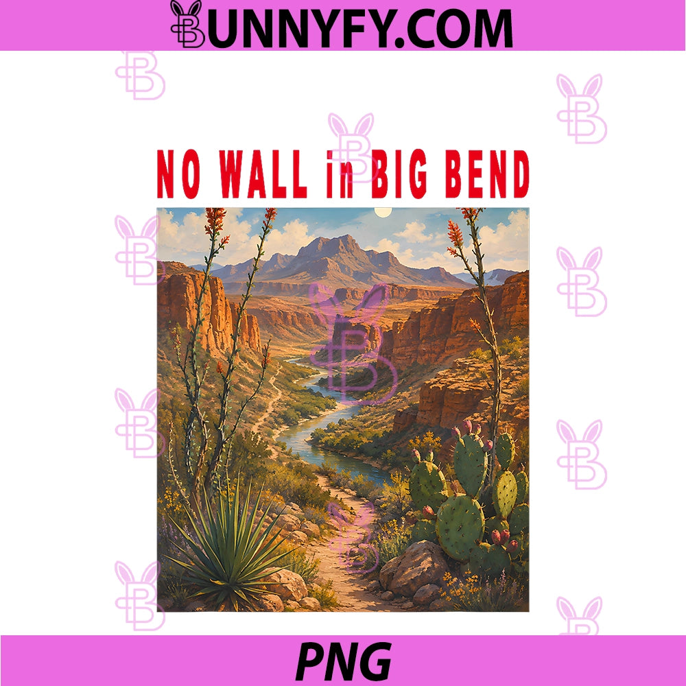 No Wall In Big Bend PNG, Texas Desert Nature Landscape PNG