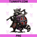 Norwegian Viking PNG, Raccoon PNG