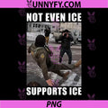 Not Even Ice Supports Ice Meme PNG, Funny Slipping Ice Joke PNG