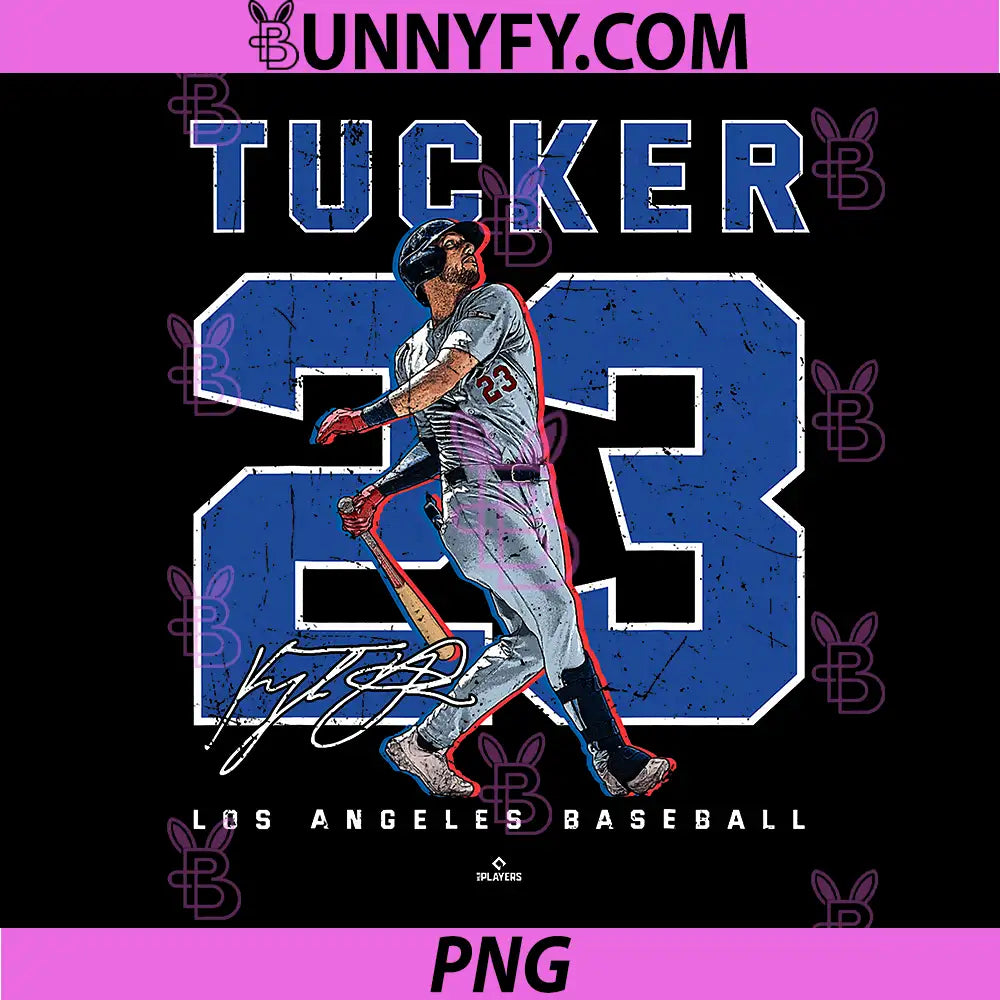 Number and Portrait Kyle Tucker PNG, Los Angeles Baseball MLBPA PNG