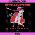 Number and Portrait Pete PNG, Crow Armstrong Chicago Baseba MLBPA PNG
