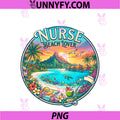 Nurse Beach Lover PNG, Vacation Summer Medical Professional Trip PNG