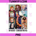 Harry Christmas Wizard Character Art PNG, Magical Holiday Movie Style PNG