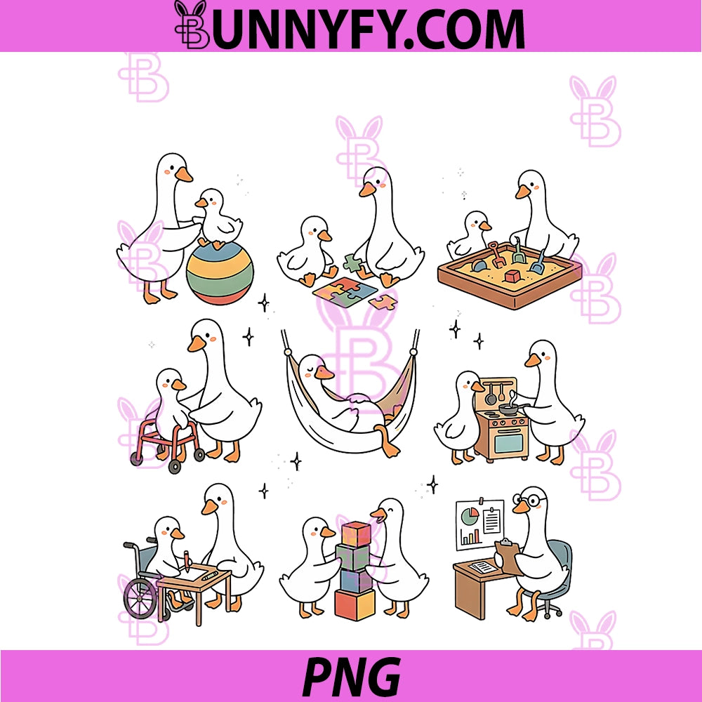 OT Pediatric Occupational PNG, Therapy Silly-Goose COTA Therapist PNG
