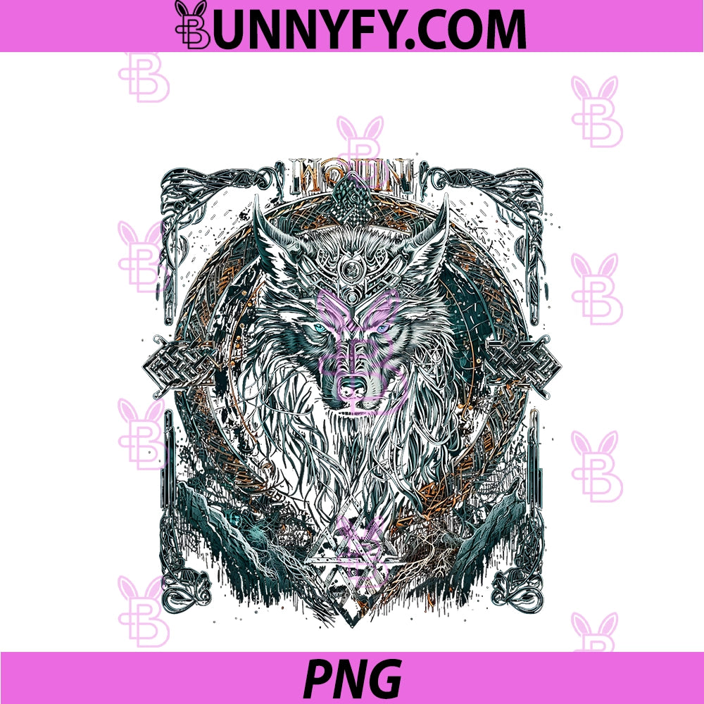 Odin's Wolf Northman Valhalla Norse PNG, Mythology PNG