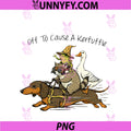 Off To Cause A Kerfuffle PNG, Funny Animal Squad PNG