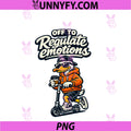 Off To Regulate Emotions PNG, Funny Goose Mental Health Counselor PNG