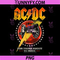 ACDC for Those About to Rock PNG, 1981 Tour Red PNG 