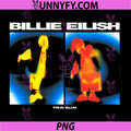 Official Billie Eilish PNG, True Blue PNG