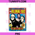 Official Blink-182 PNG, One More Time Comic PNG