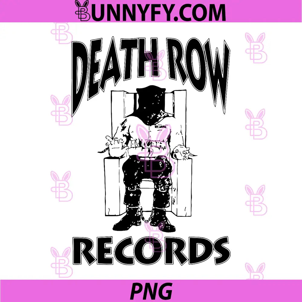 Death Row Records PNG, Black Logo PNG