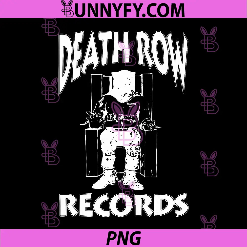 Death Row Records Logo PNG, Classic 90s Hip Hop PNG