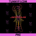 Jamiroquai Neon Silhouette PNG, Retro Acid Jazz Logo PNG