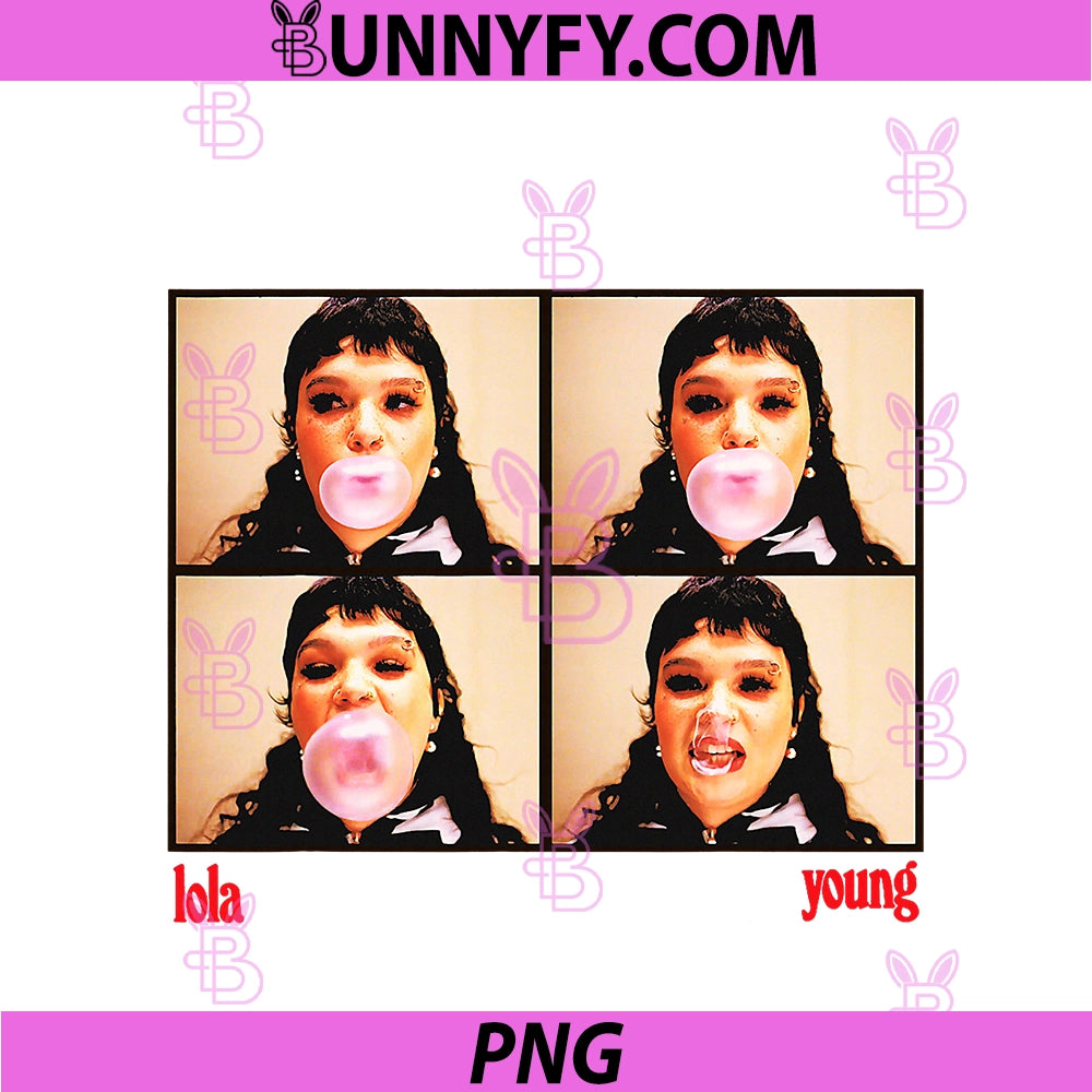 Official Lola Young PNG,  Photo Strip PNG