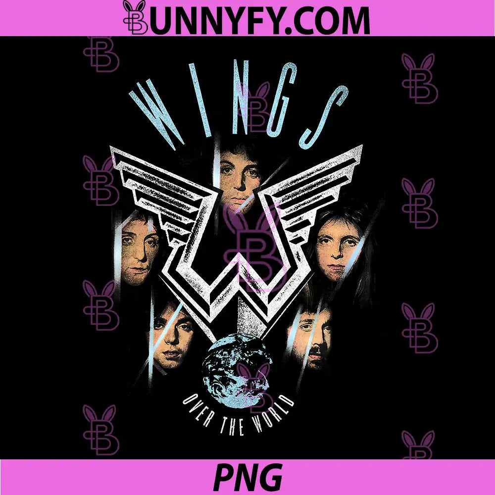 Paul McCartney Wings PNG, Over The World PNG