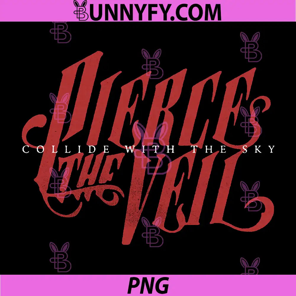 Pierce The Veil PNG, Collide Red PNG