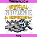 Official Sidewalk Inspector PNG, Local Pride Badge PNG