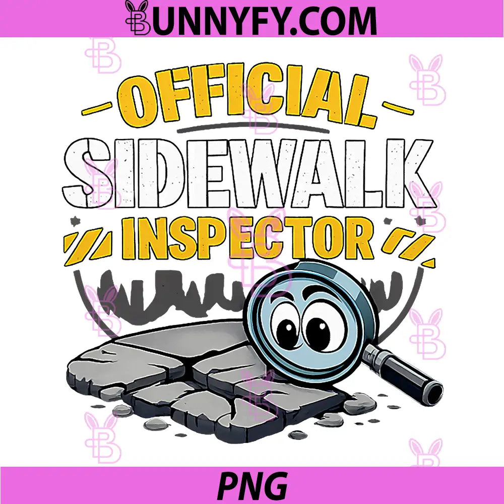 Official Sidewalk Inspector PNG, Local Pride Badge PNG