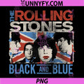 The Rolling Stones Black And Blue PNG, Classic Rock Band PNG