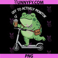Off to Actively Monitor PNG, Teacher Testing Day Frog PNG