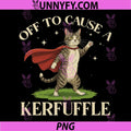 Off To Cause A Kerfuffle PNG, Funny Cat Meme PNG