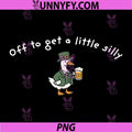 Off to Get A Little Silly PNG, Duck Leprechaun St Patricks Day PNG
