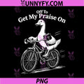 Off to Get My Praise On PNG, Silly Goose Jesus Christian Bible PNG