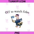 Off To Watch Fitba PNG, Scottish Goose PNG