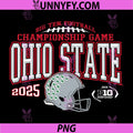 Ohio State Buckeyes PNG, Big Ten Championship 2025 Football PNG